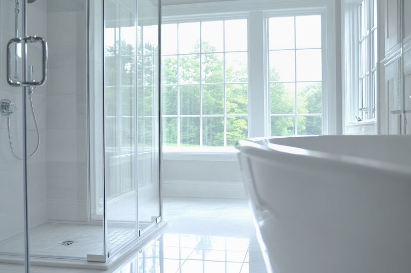 Glass Enclosed Bathtub